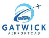 Gatwick Airport cab logo representing reliable airport pickup and drop-off services.